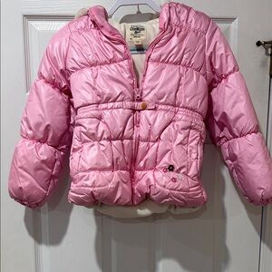 OshKosh B'gosh Light Pink Hooded Puffer Jacket